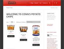 Tablet Screenshot of connschips.com